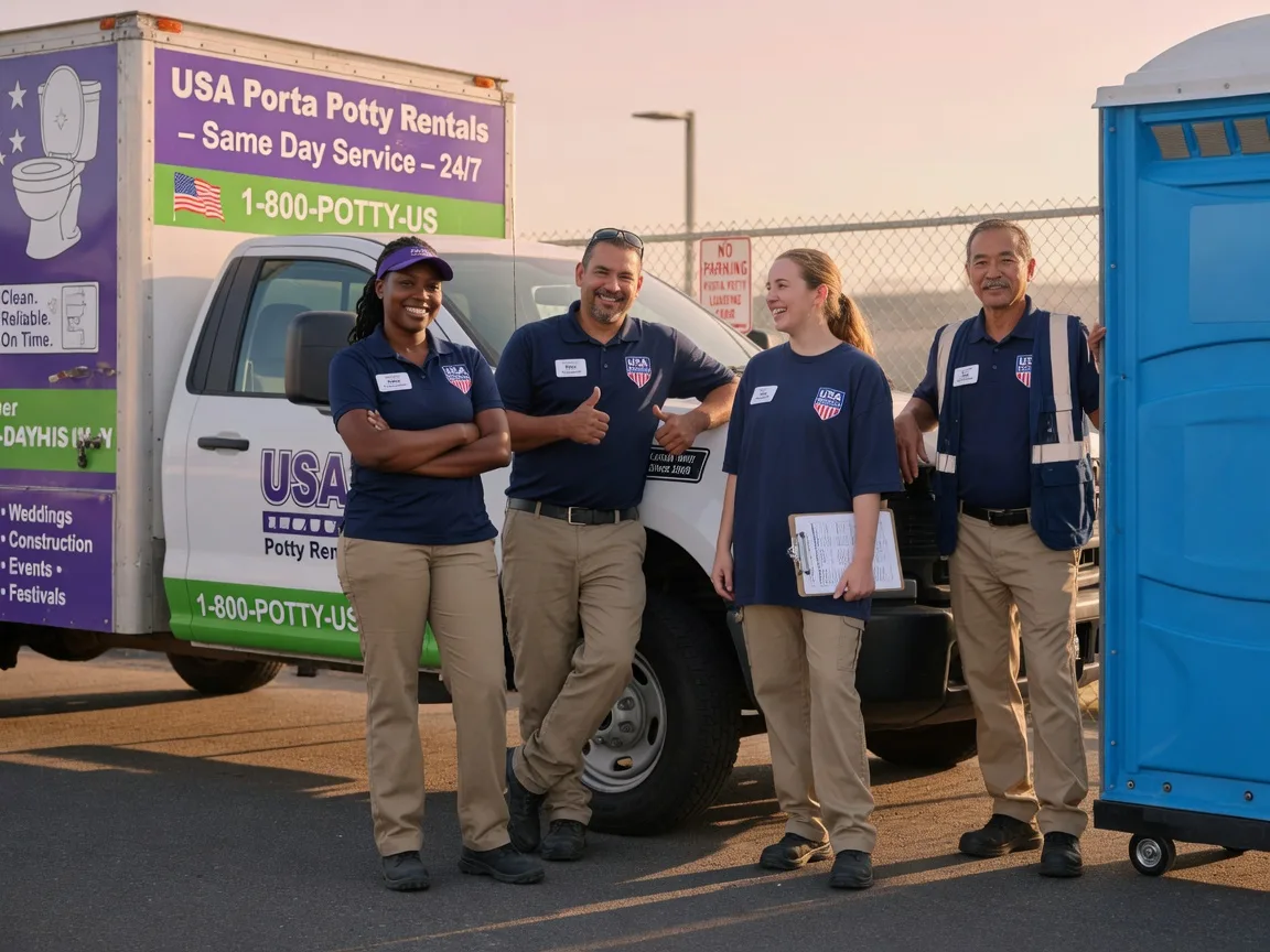 Porta Potty Rental company in Georgetown, CA